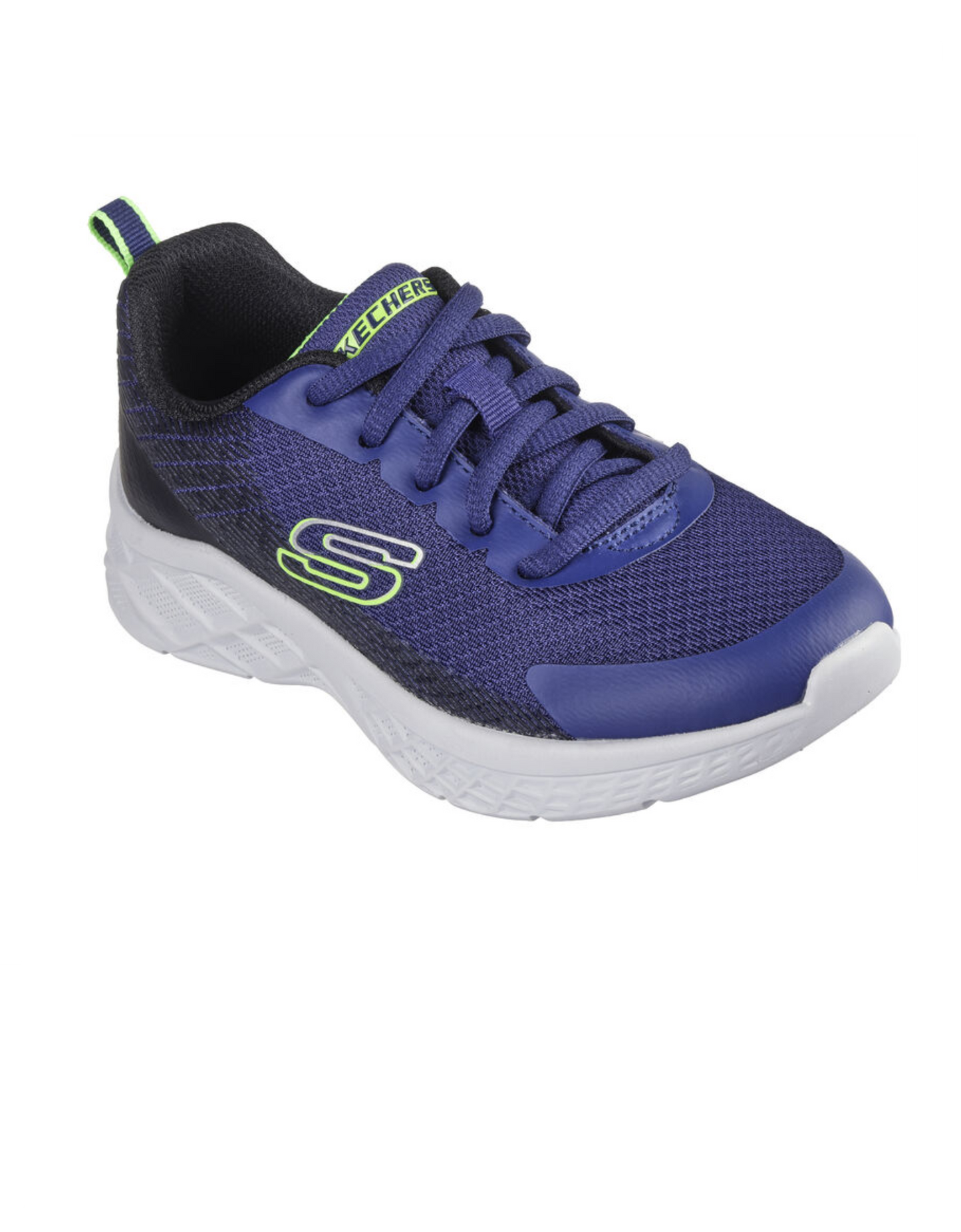 Skechers 403925L NBLM Microspec II - Vovrix - Navy/Black/Lime
