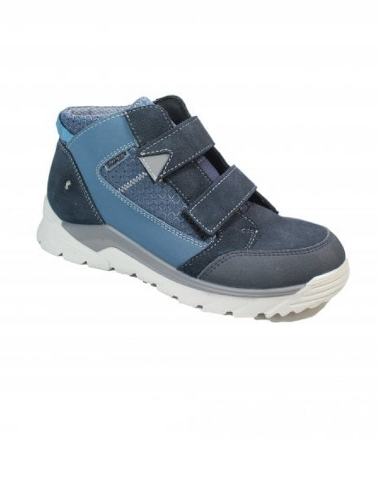 Ricosta Marvi See/Pavone Nubuck/Textile Boys Waterproof Ankle Boots