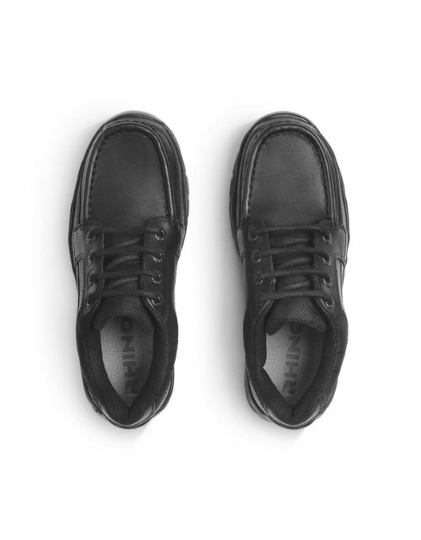 Startrite Dylan Black leather boys lace-up school shoes