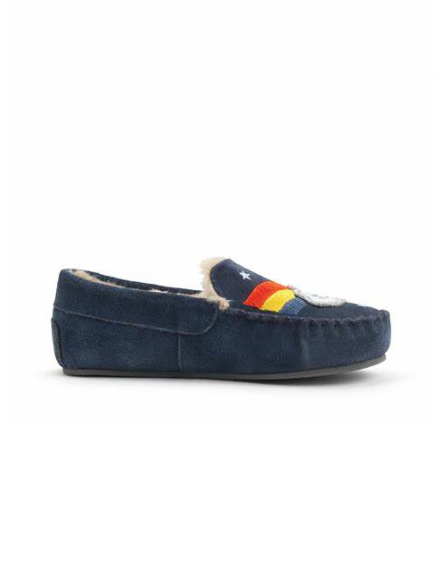 Startrite Snuggle Navy Suede Slippers