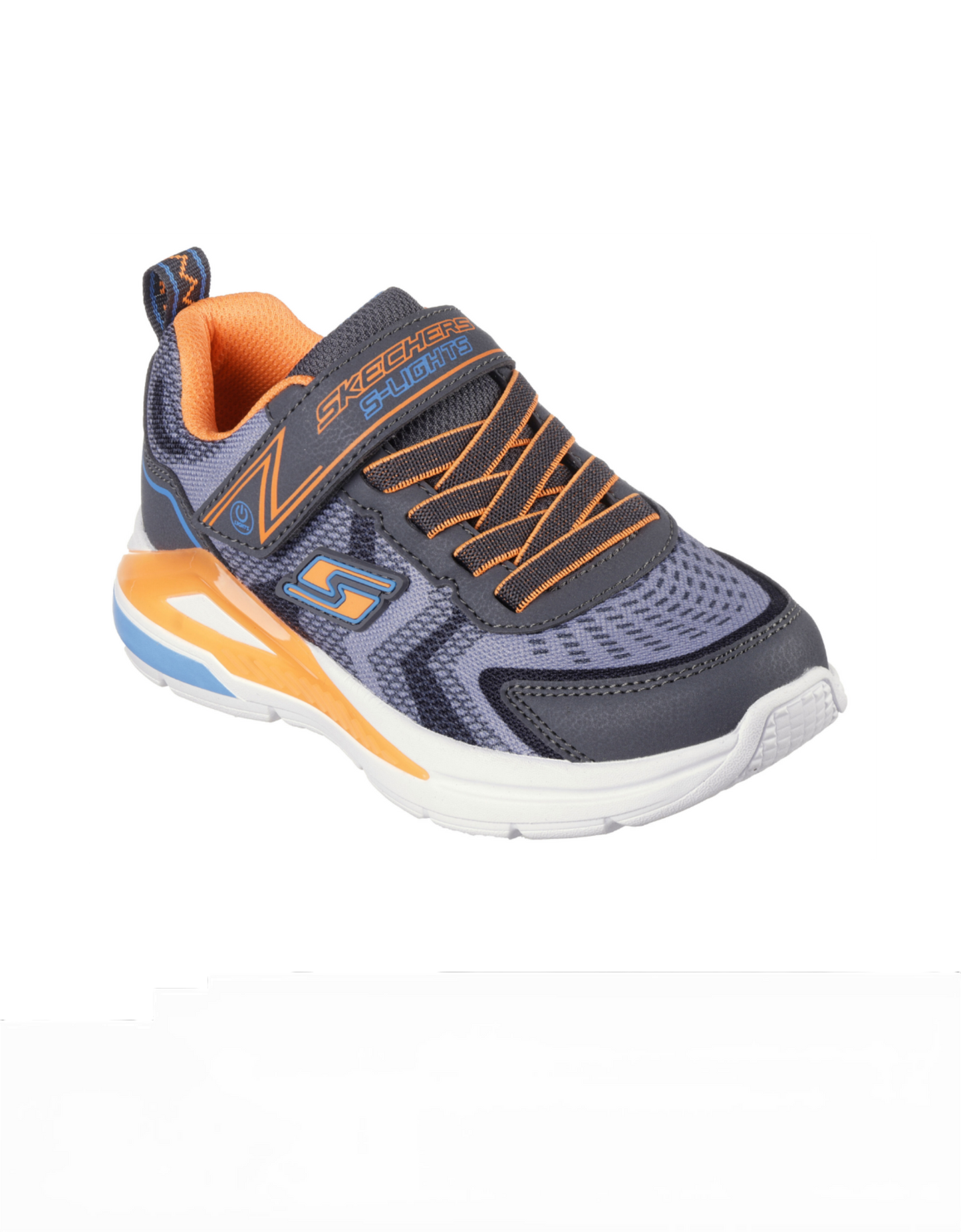 Skechers 401660L CCOR S Lights: Tri-Namics - Charcoal Orange