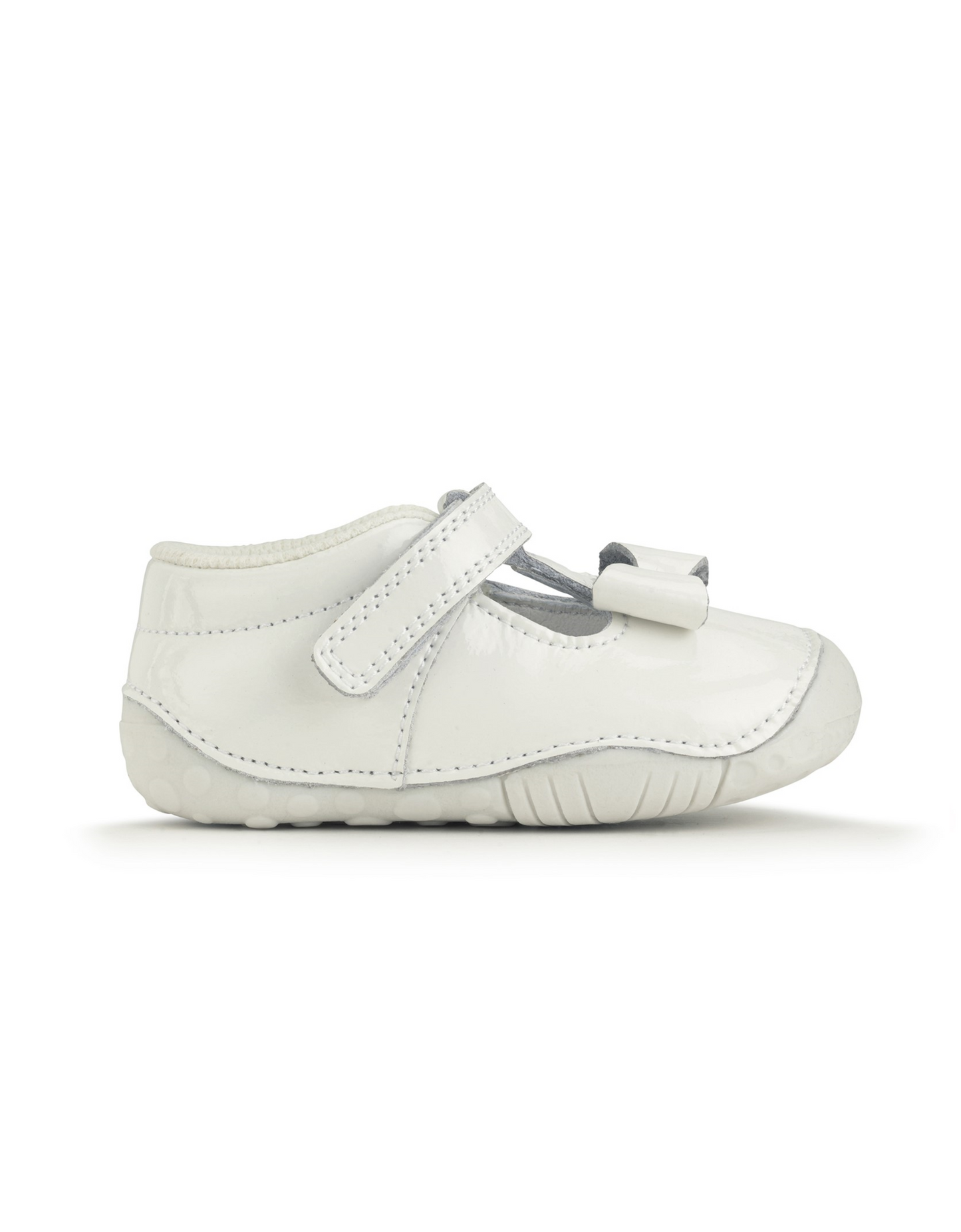 Startrite Wiggle White Patent