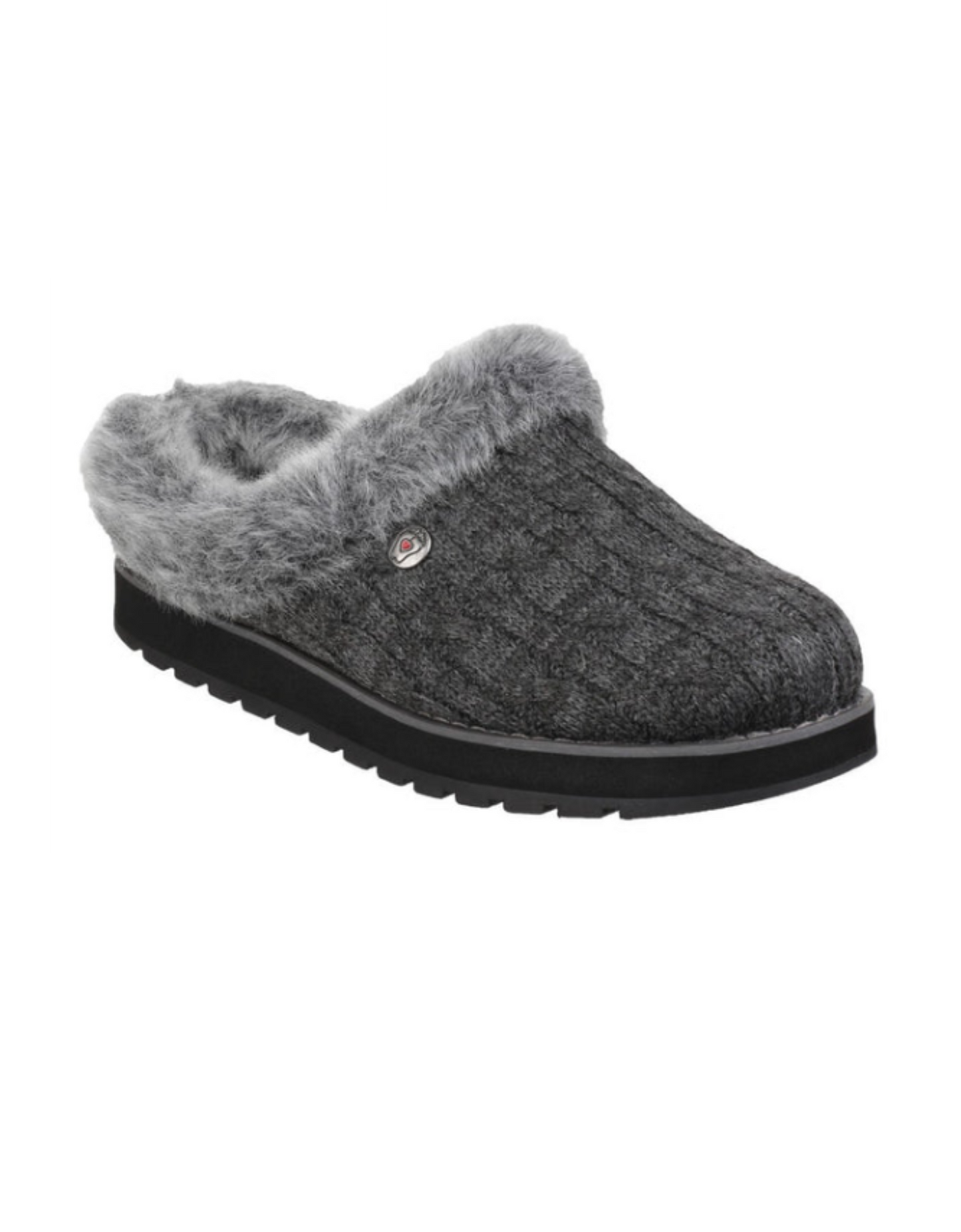 Skechers 31204 CCL Keepsakes Ice Angel Mule Slipper - Charcoal
