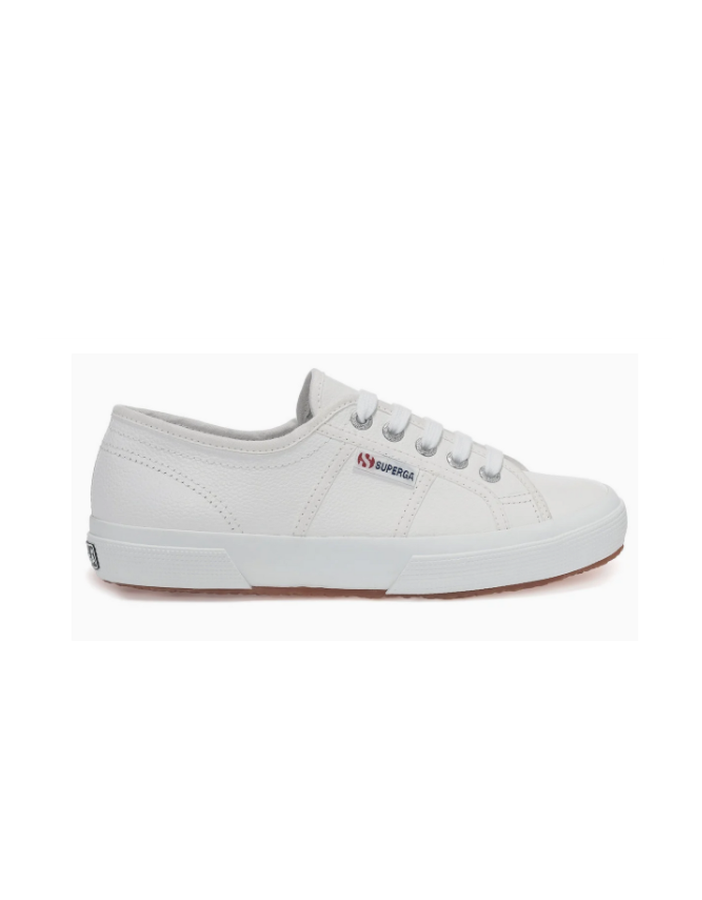 Superga 2750 Efglu Tumbled Leather White