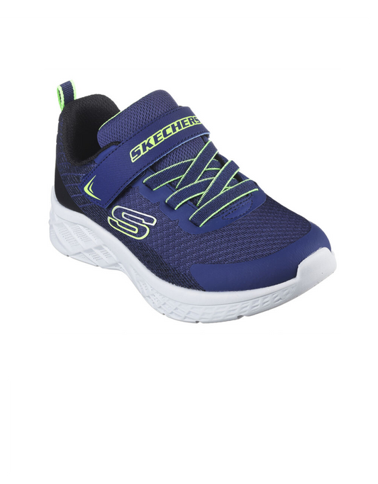 Skechers 403924L NBLM Microspec II - Zovrix - Navy/Black/Lime