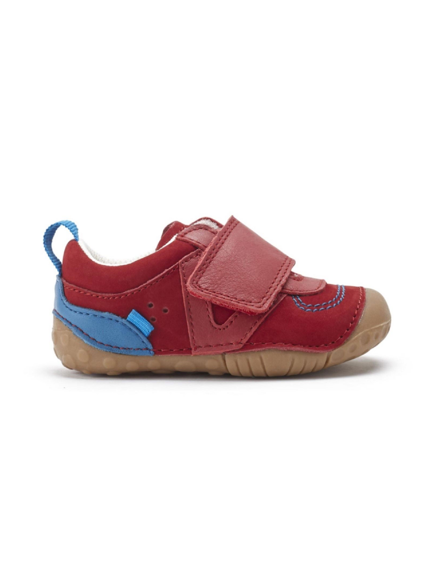 Startrite Chuckle Red Nubuck/Leather