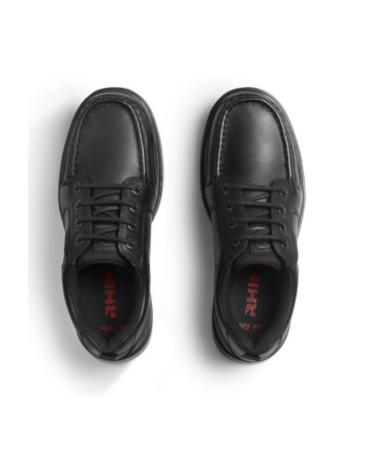 Startrite Cadet Black leather boys lace-up school shoes