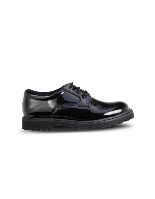 Term Bailey Black Patent Lace Up Chunky Sole