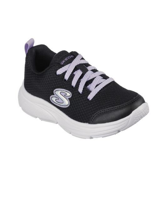 Skechers 303523L BLK Wavy Lites - Blissful Wish - Black