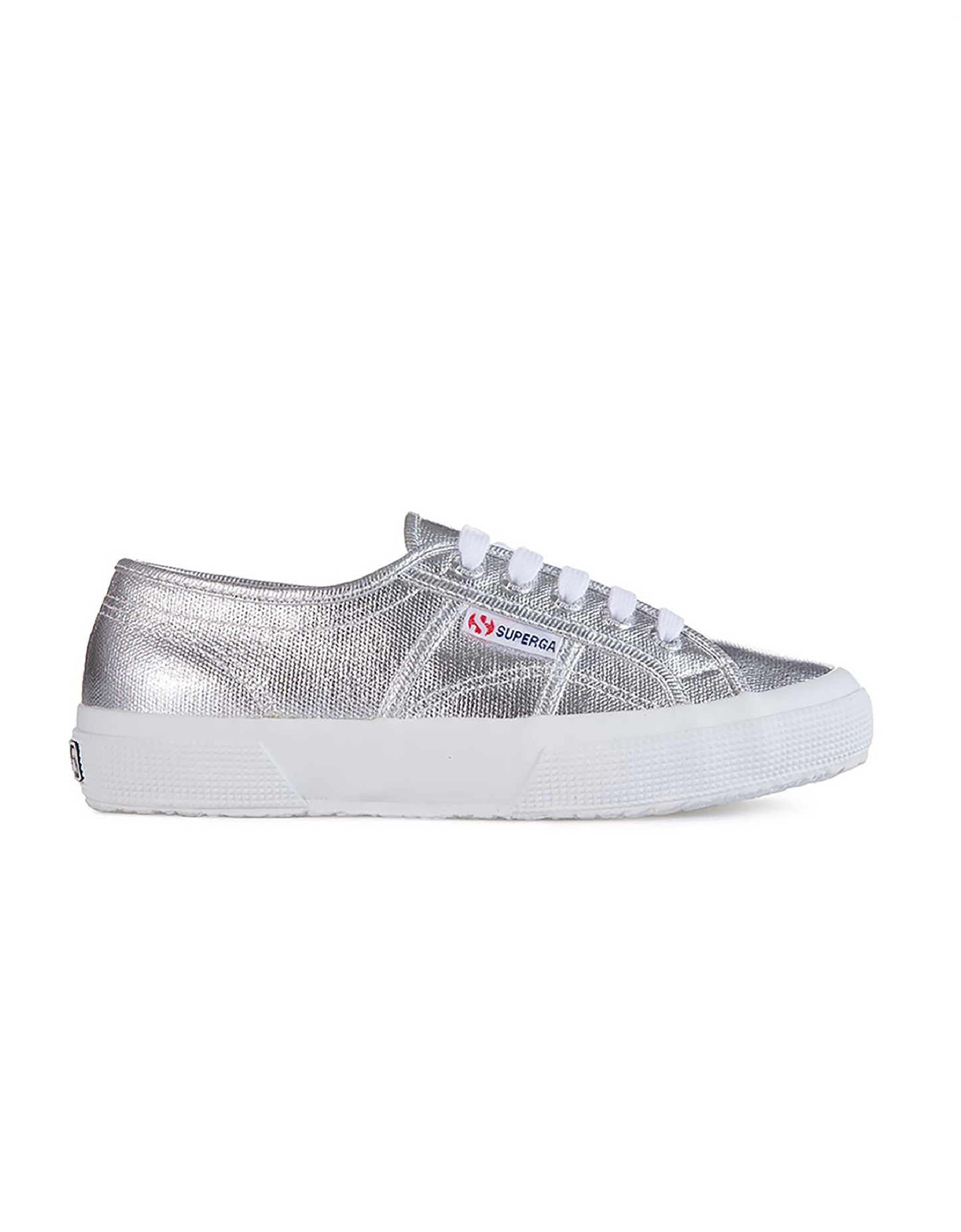 Superga Metallic Canvas Shoe 031GRY Grey Silver