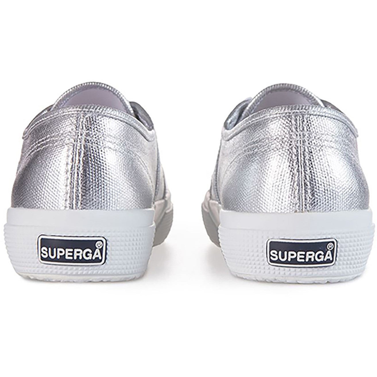 Superga Metallic Canvas Shoe 031GRY Grey Silver