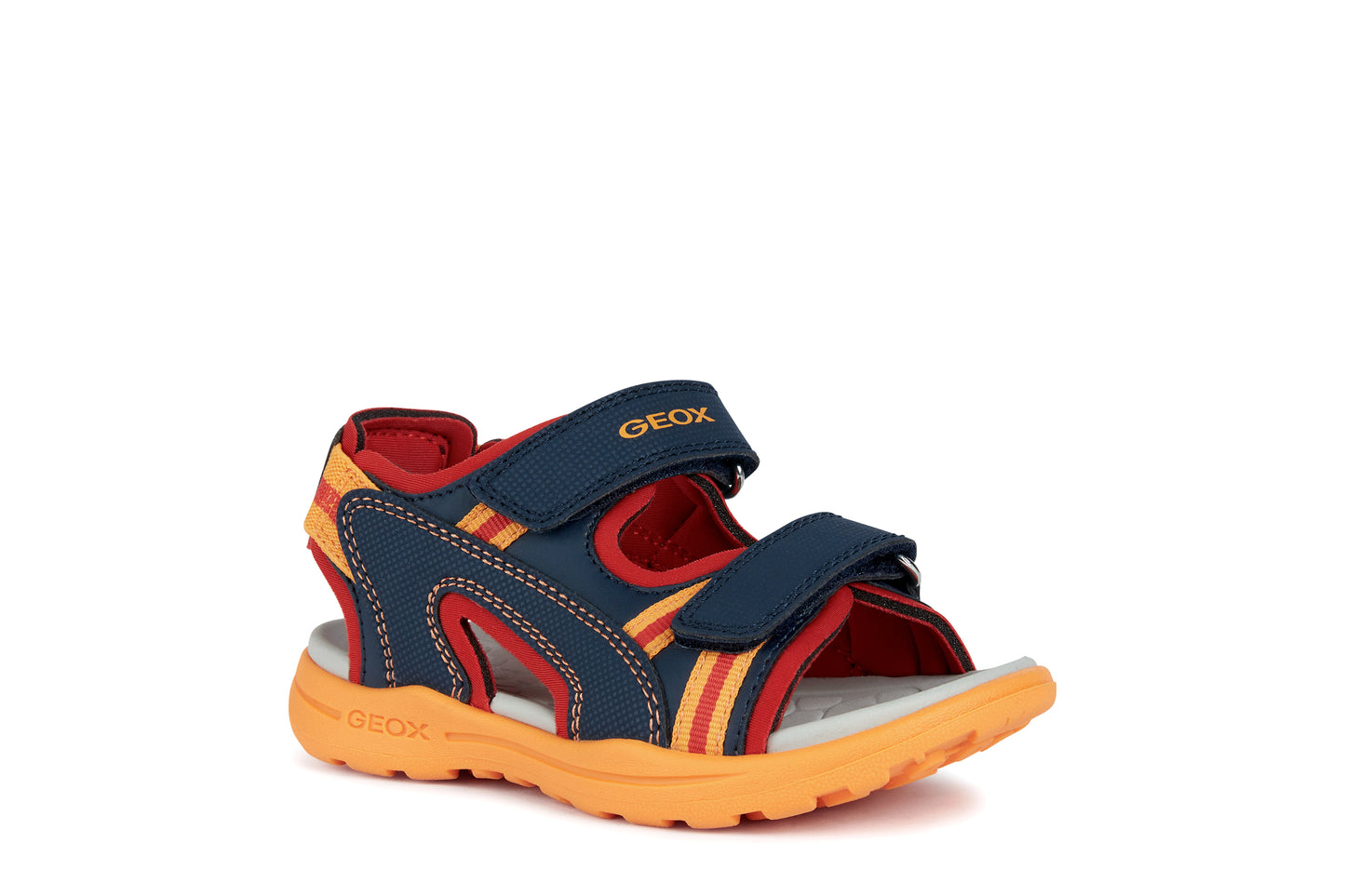 Geox Vaniett Open Toe Sandals Blue Orange
